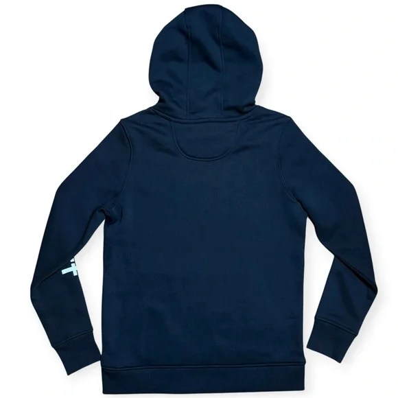 Carhartt Wm’s Relaxed Fit Logo Sleeve Fleece Hoodie NWOT In Black Sz S(4-6) - Picture 2 of 13